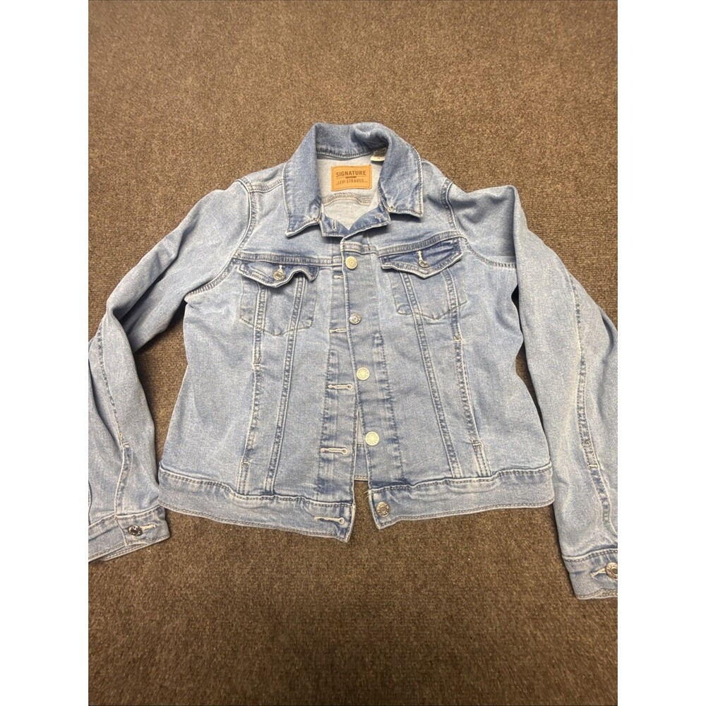 Levi's Original Denim Trucker Jacket Women's Large Light Wash